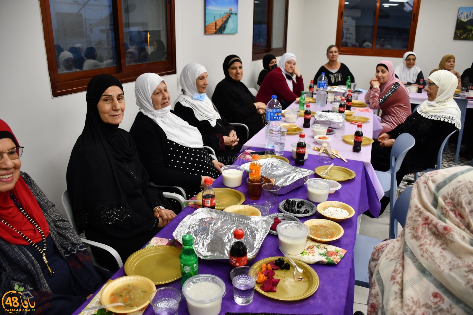  جمعية يافا تُنظم افطاراً جماعياً لنادي الجيل الذهبي بالمدينة